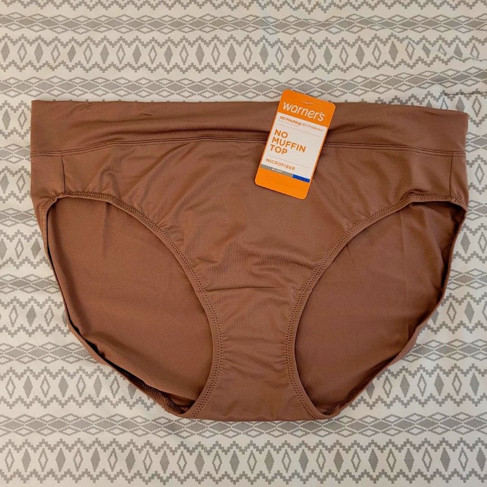 Warner's "No Muffin Top" pantie. Size XL. NWT